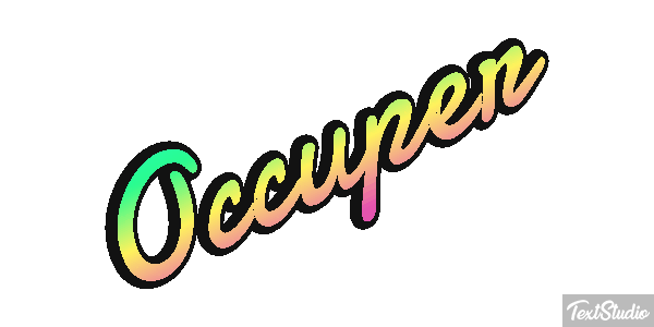Occuper Effet de texte