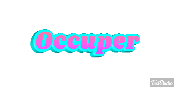 Occuper Effet de texte