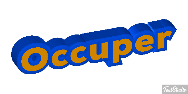 Occuper Effet de texte