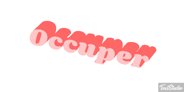 Occuper Effet de texte