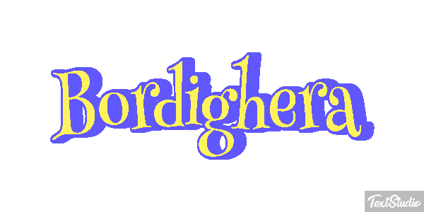Bordighera Текстовый эффект