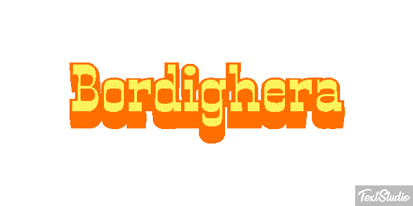 Bordighera Текстовый эффект