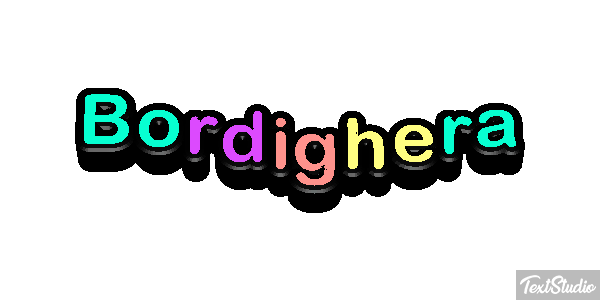 Bordighera Текстовый эффект