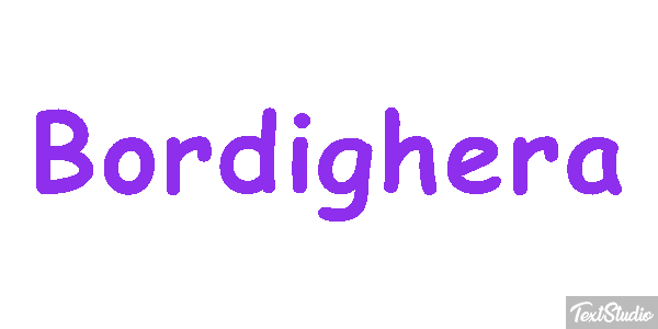 Bordighera Текстовый эффект
