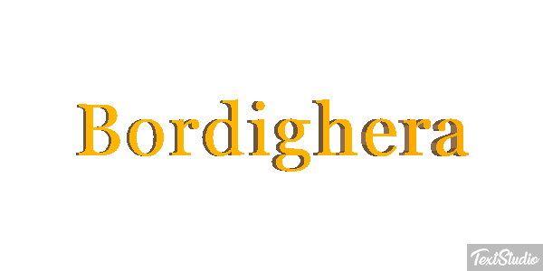 Bordighera Текстовый эффект