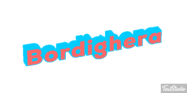Bordighera Текстовый эффект