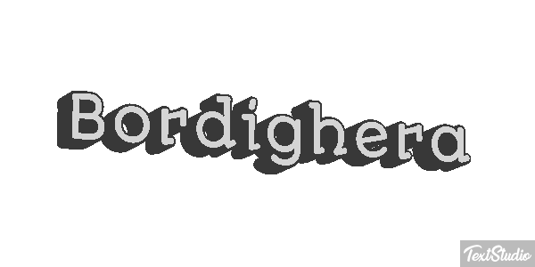 Bordighera Текстовый эффект