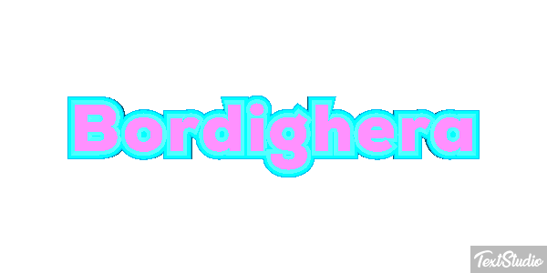 Bordighera Текстовый эффект