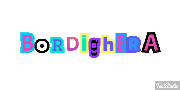 Bordighera Текстовый эффект