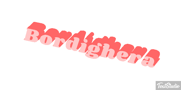 Bordighera Текстовый эффект