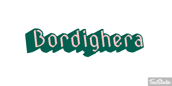 Bordighera Текстовый эффект