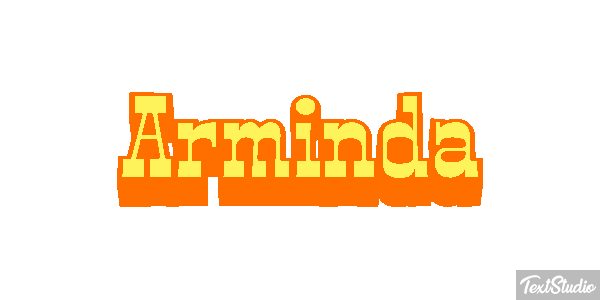 Arminda Text effect