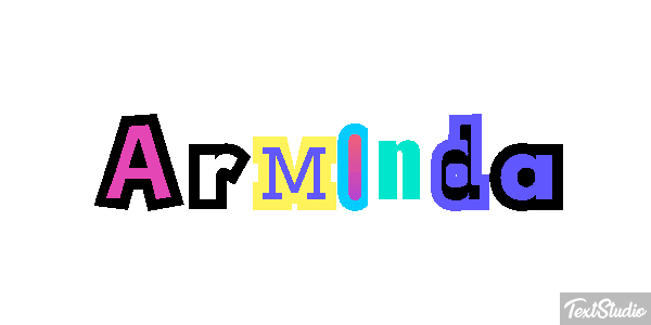Arminda Text effect