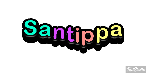 Santippa Текстовый эффект
