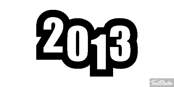 2013 Text effect