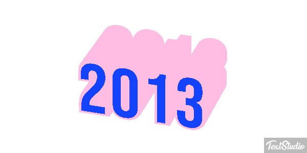 2013 Text effect