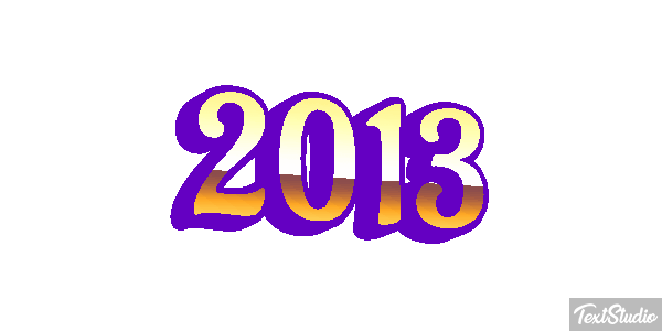 2013 Text effect