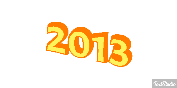 2013 Text effect