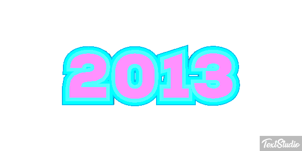2013 Text effect