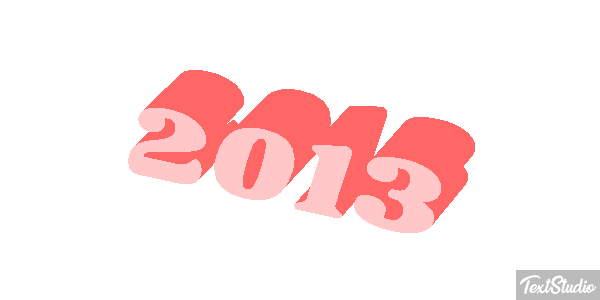 2013 Text effect