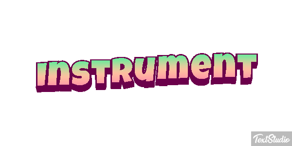 Instrument Text effect