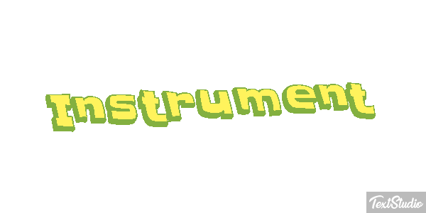 Instrument Text effect