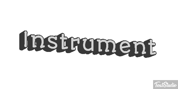 Instrument Text effect