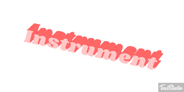 Instrument Text effect