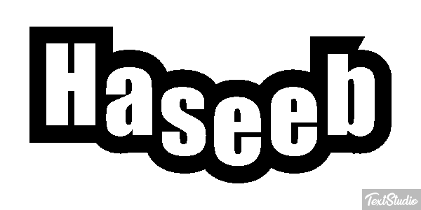 Haseeb Text effect