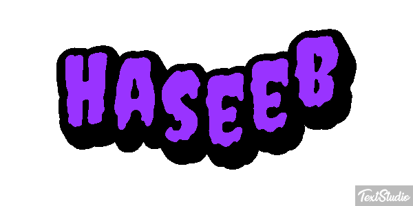 Haseeb Text effect