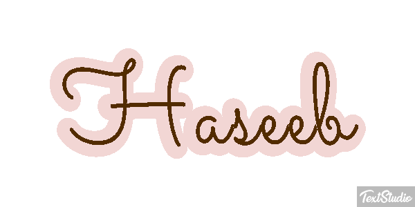 Haseeb Text effect
