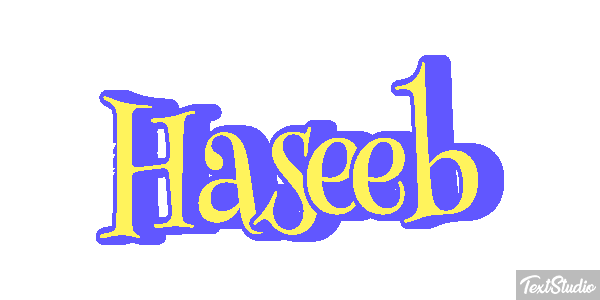 Haseeb Text effect