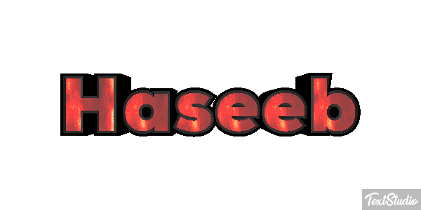 Haseeb Text effect