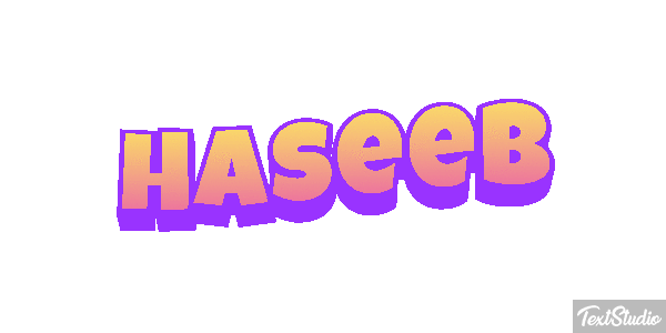 Haseeb Text effect