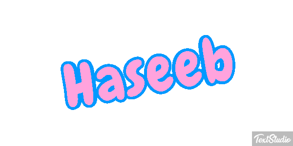 Haseeb Text effect
