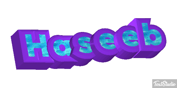 Haseeb Text effect