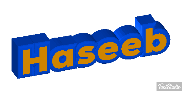 Haseeb Text effect