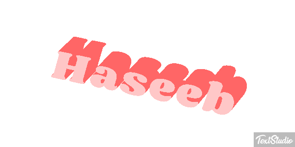 Haseeb Text effect