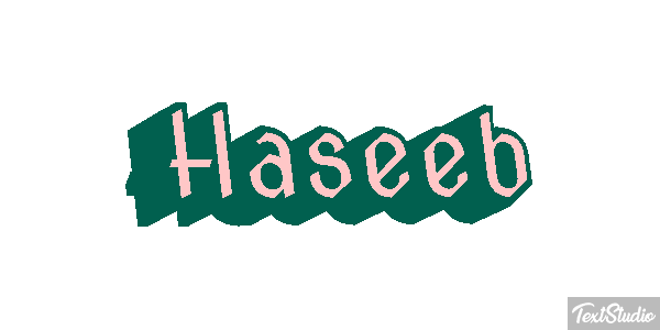 Haseeb Text effect