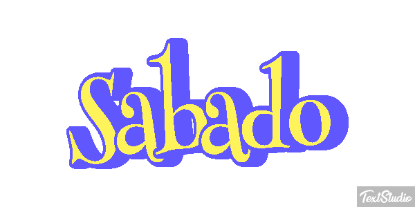 Sábado テキスト効果