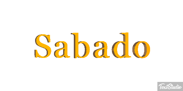 Sábado テキスト効果