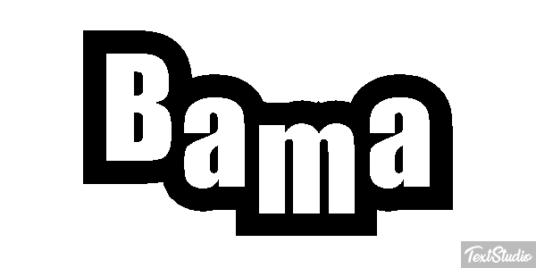 Bama Текстовый эффект