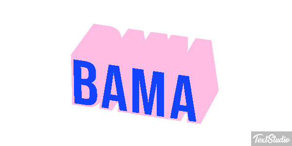 Bama Текстовый эффект