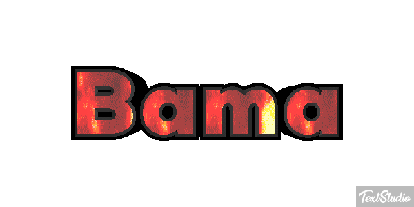 Bama Текстовый эффект