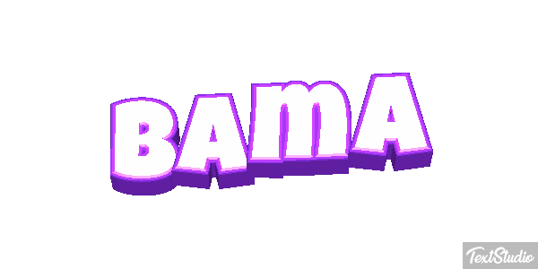 Bama Текстовый эффект