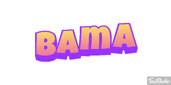 Bama Текстовый эффект