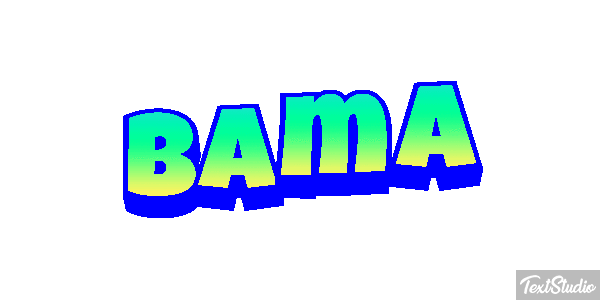 Bama Текстовый эффект