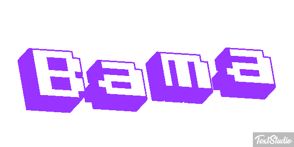 Bama Текстовый эффект