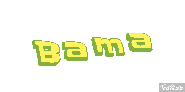 Bama Текстовый эффект
