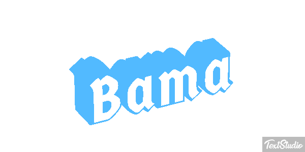 Bama Текстовый эффект